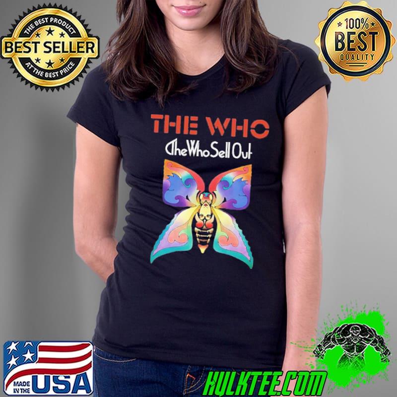 The WHO The Who Sell Out Butterfly Shirt Ladies Tee The WHO The Who Sell Out Butterfly Shirt Ladies Tee