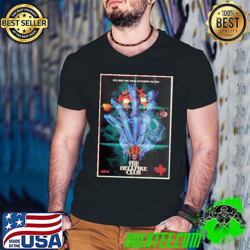 Time for your suffering to end the hellfire club s Guys V Neck Time for your suffering to end the hellfire club s Guys V Neck