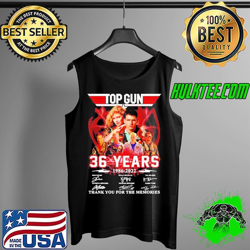 Top gun maverick 19862022 thank you for the memories signatures s Tank Top Top gun maverick 19862022 thank you for the memories signatures s Tank Top