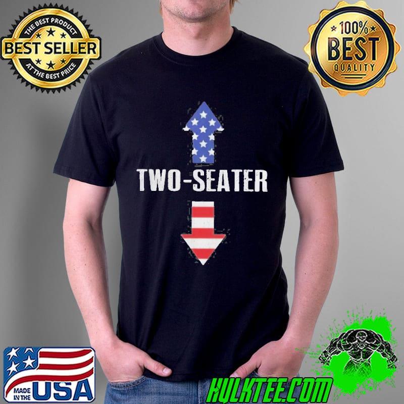 Two American flag arrows patriot gift shirt