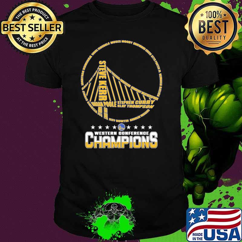 Western Conference Champions Golden State Warriors Steve Kerr Shirt
