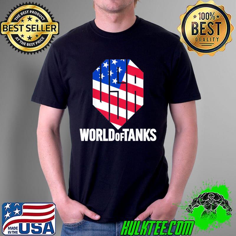 World of tanks 4th of july usa shield shirt