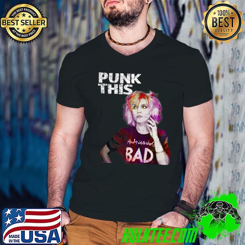 Andy warhols bad Punk Rock Music T-Shirt