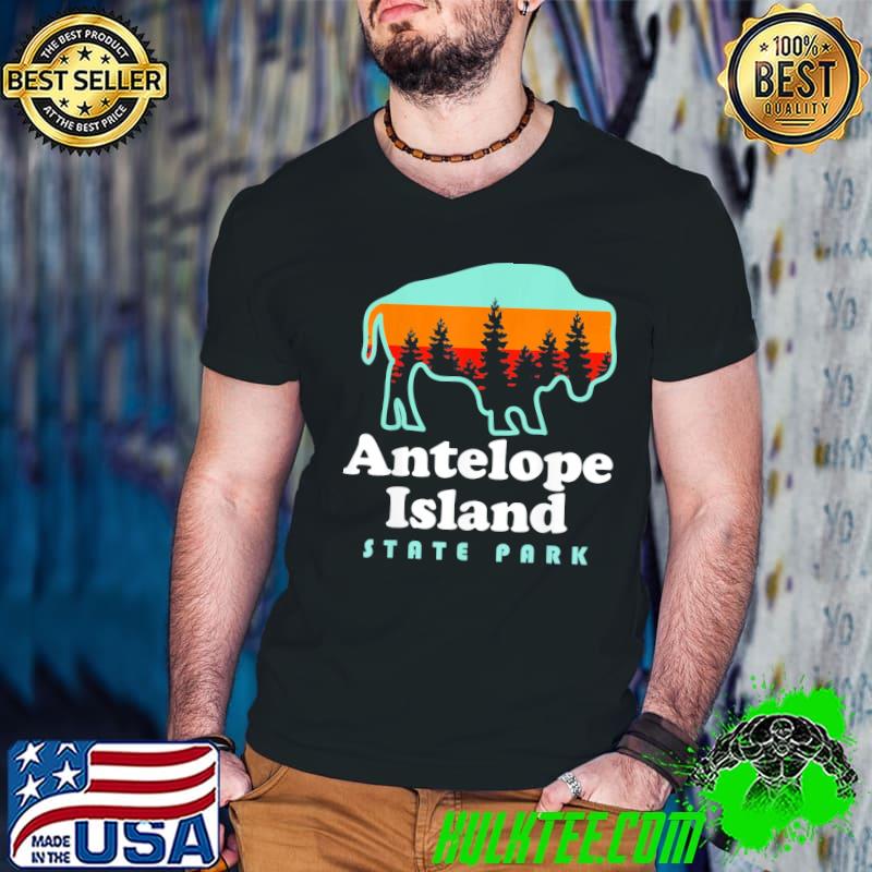 Antelope island state park bison great salt lake Utah clacssic shirt