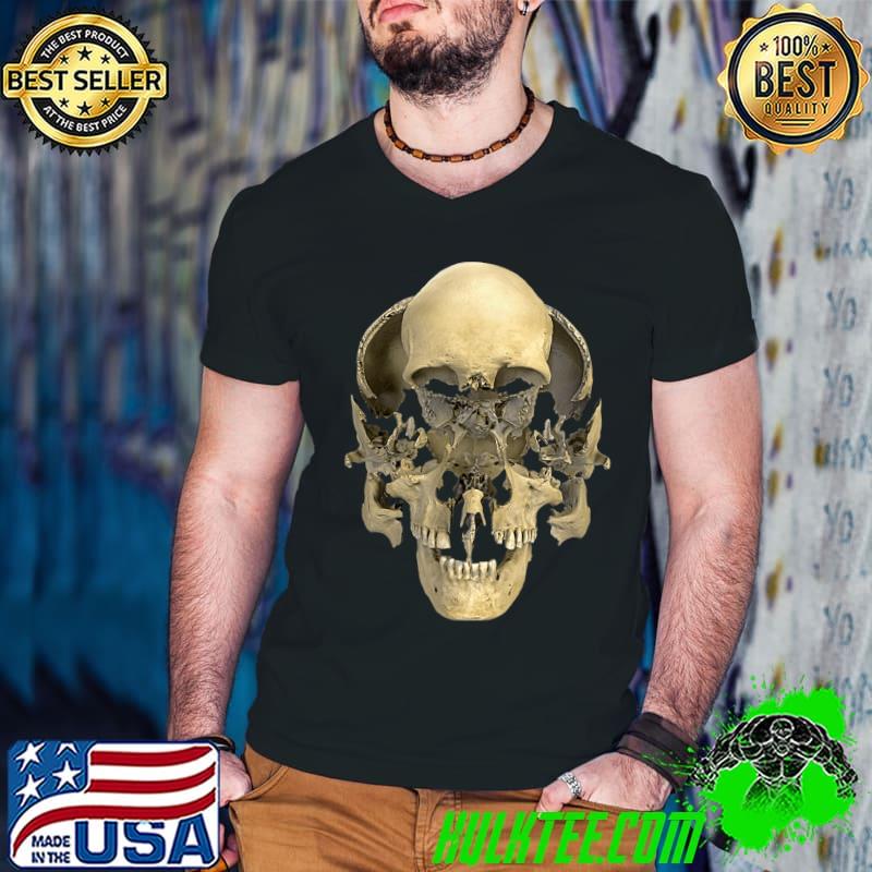 Beauchene Exploded Skull Goth T-Shirt