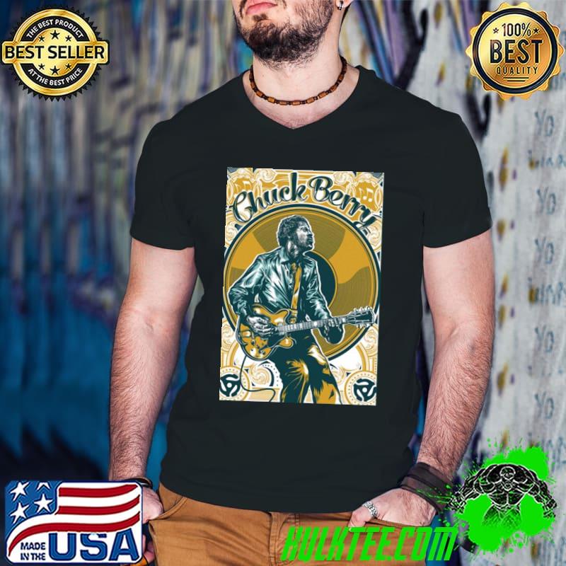 Chucks perform guitar chuck berry rock n roll shirt