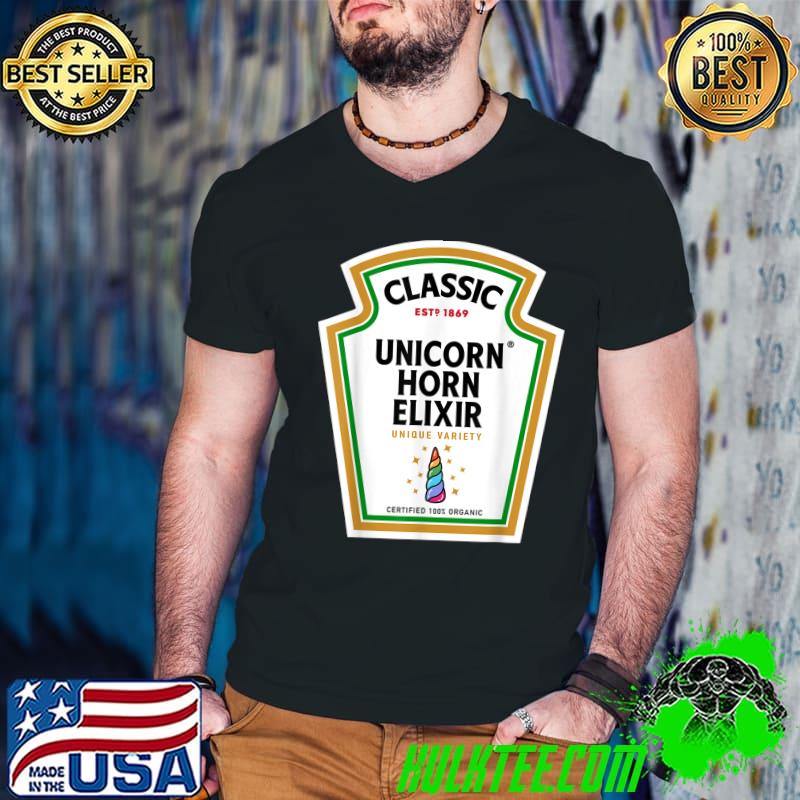 Classic Unicorn Horn Elixir Potion T-Shirt
