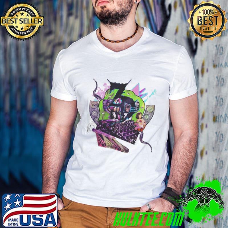 Colorful design zeds dead shirt