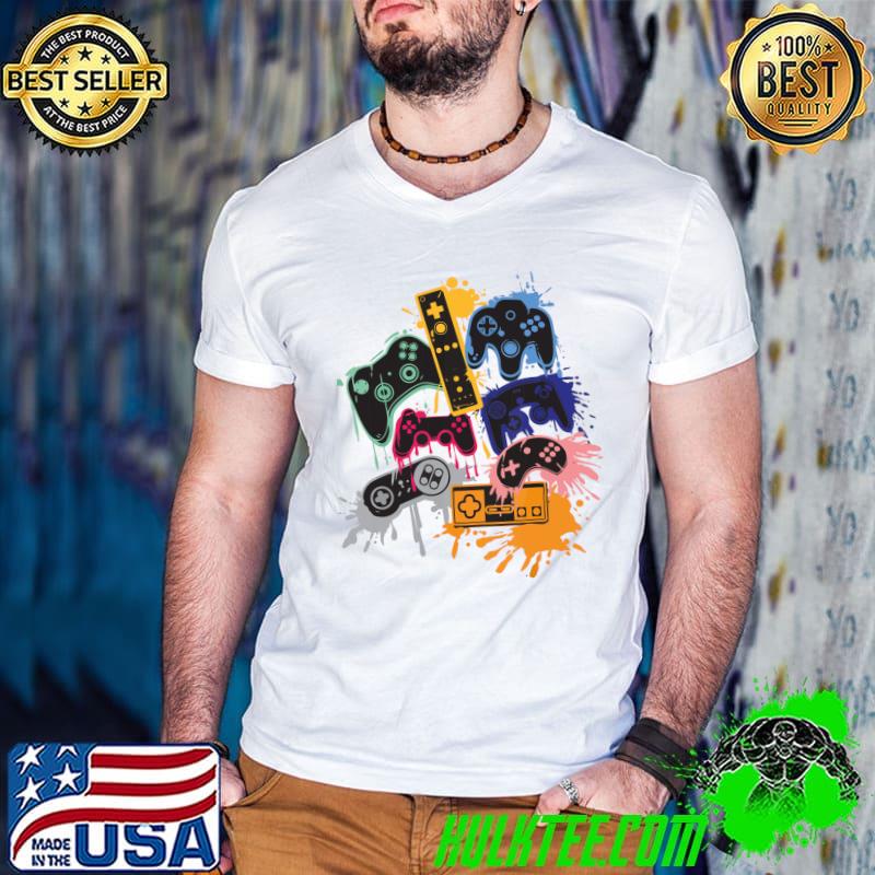 Control all the things video game watercolor T-Shirt Control all the things video game watercolor T-Shirt