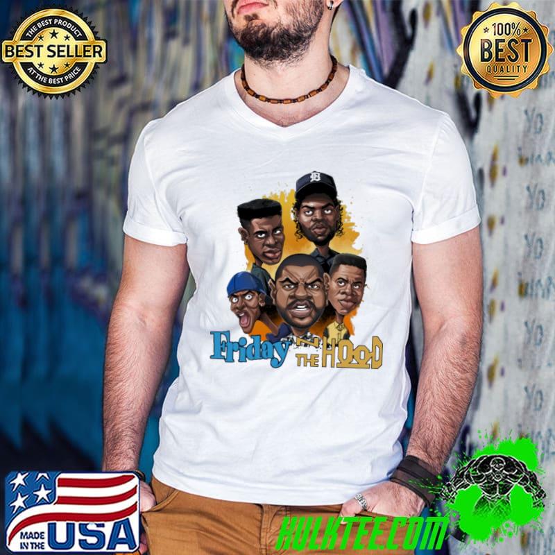 Cooley High Melanin Friday in the hood Shirt Guys V Neck Cooley High Melanin Friday in the hood Shirt Guys V Neck