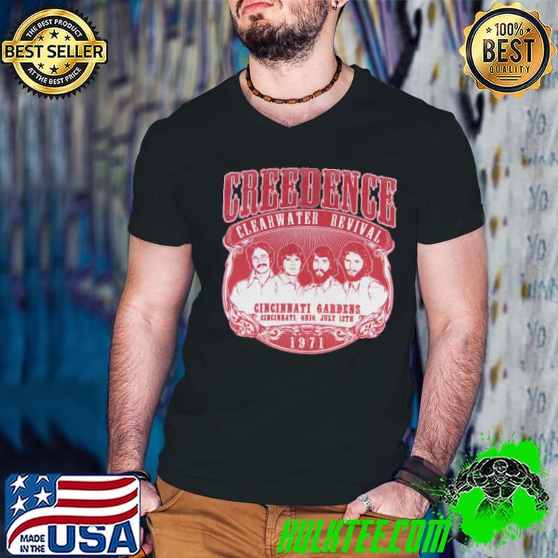Creedence clearwater revival cincinnatI gardens 1971 band shirt