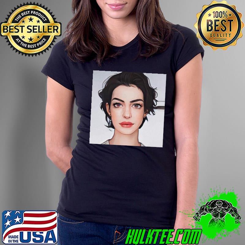 Cute anne hathaway s Ladies Tee Cute anne hathaway s Ladies Tee