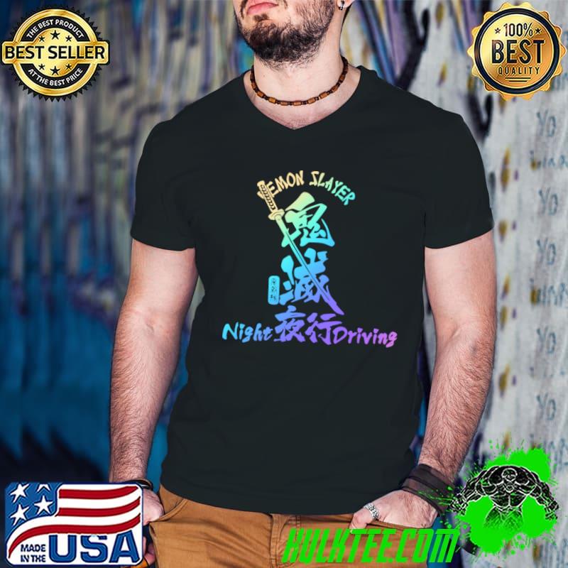 Demon slayer night driving T-Shirt