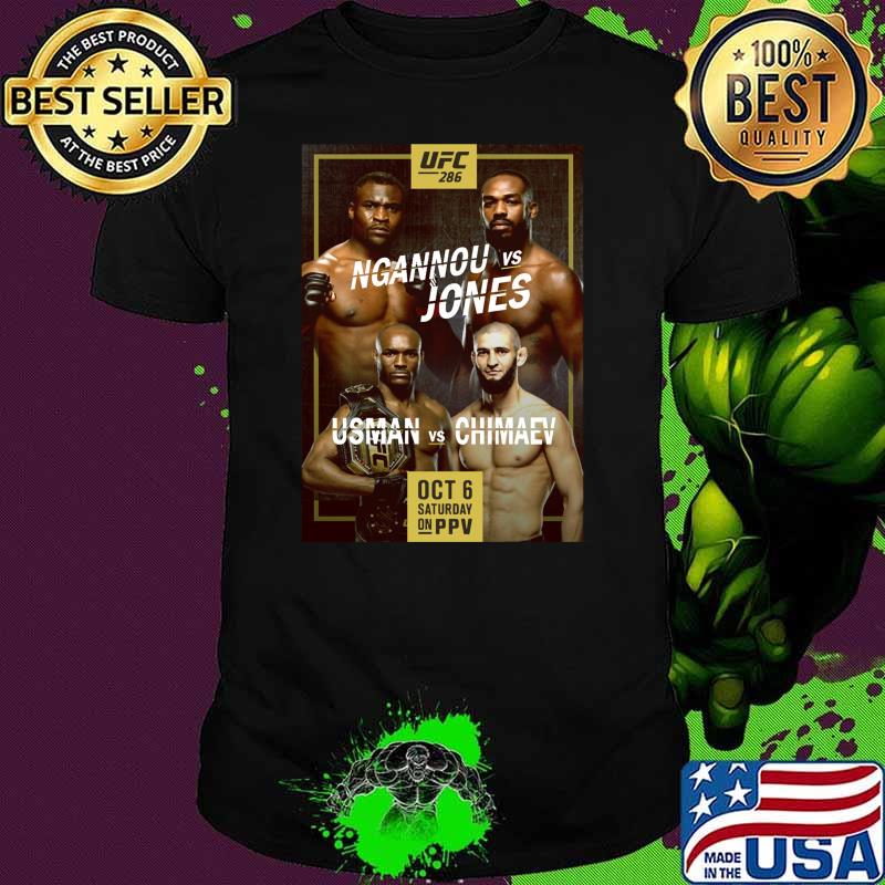 Dream UFC Fight Card Ngannou vs Jones T-Shirt Dream UFC Fight Card Ngannou vs Jones T-Shirt