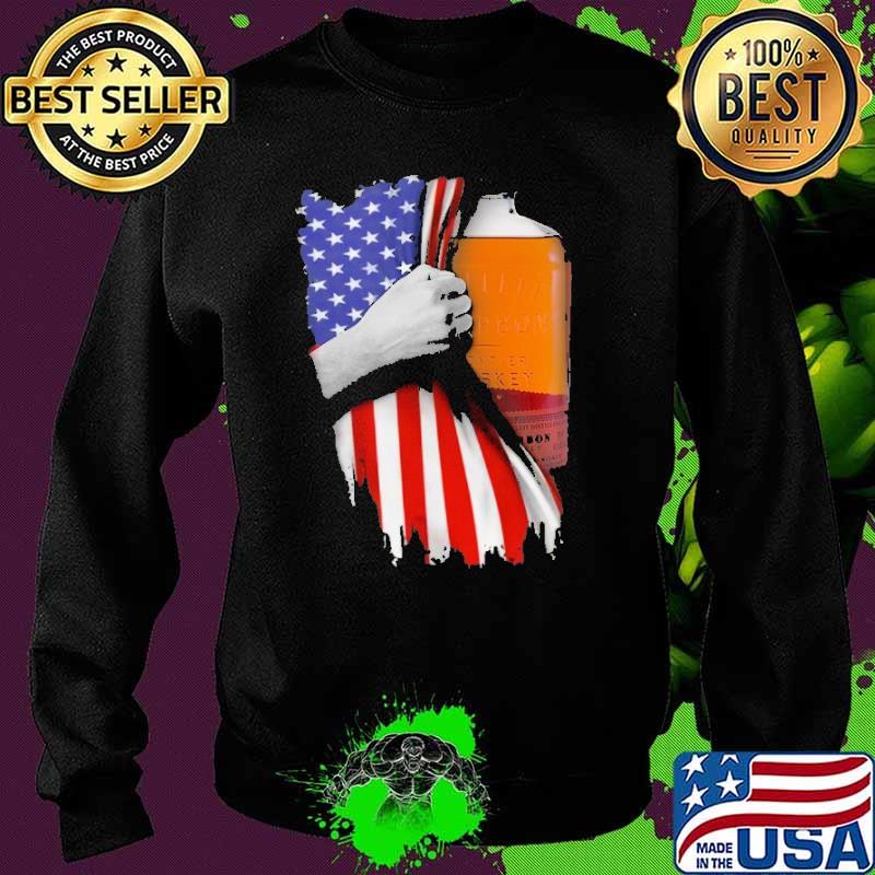 Drinking American Flag Bulleit Whiskey Shirt Sweater Drinking American Flag Bulleit Whiskey Shirt Sweater
