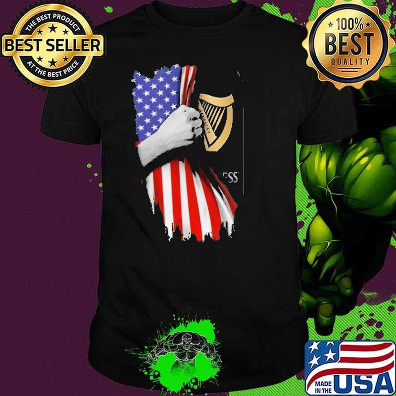 Drinking American Flag Guinness Shirt