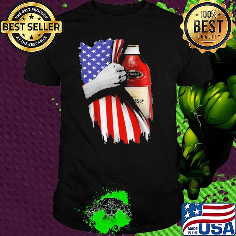 Drinking American Flag Hennessy Cognac Privilege VSOP Shirt