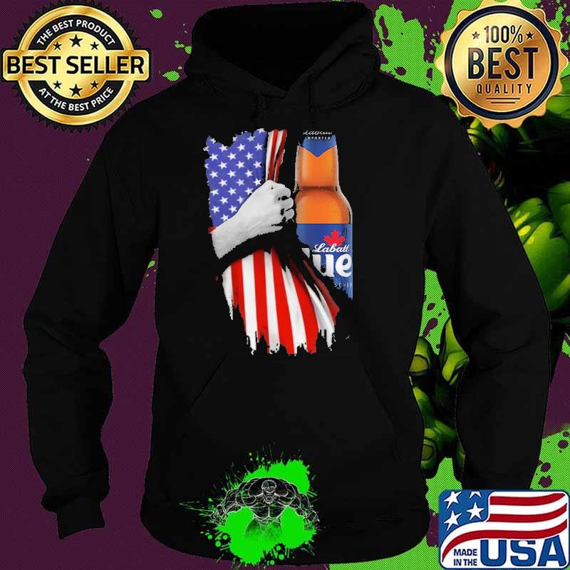 Drinking American Flag Labatt Blue Beer Light Canadian Shirt Hoodie Drinking American Flag Labatt Blue Beer Light Canadian Shirt Hoodie
