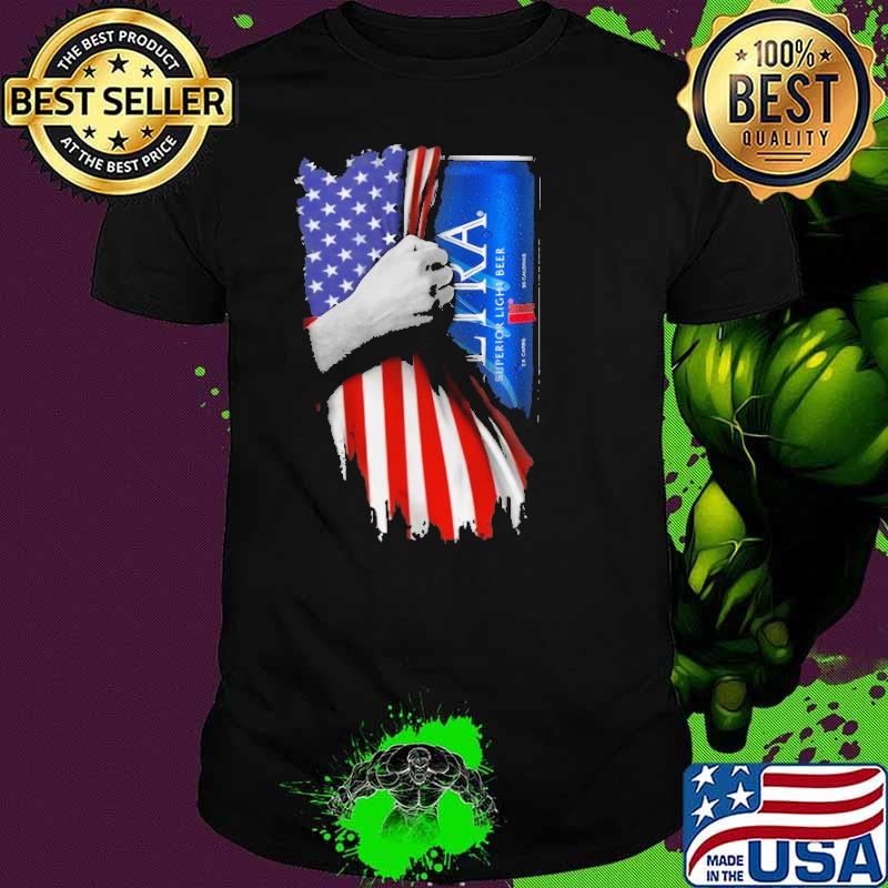 Drinking American Flag Michelob Ultra Shirt