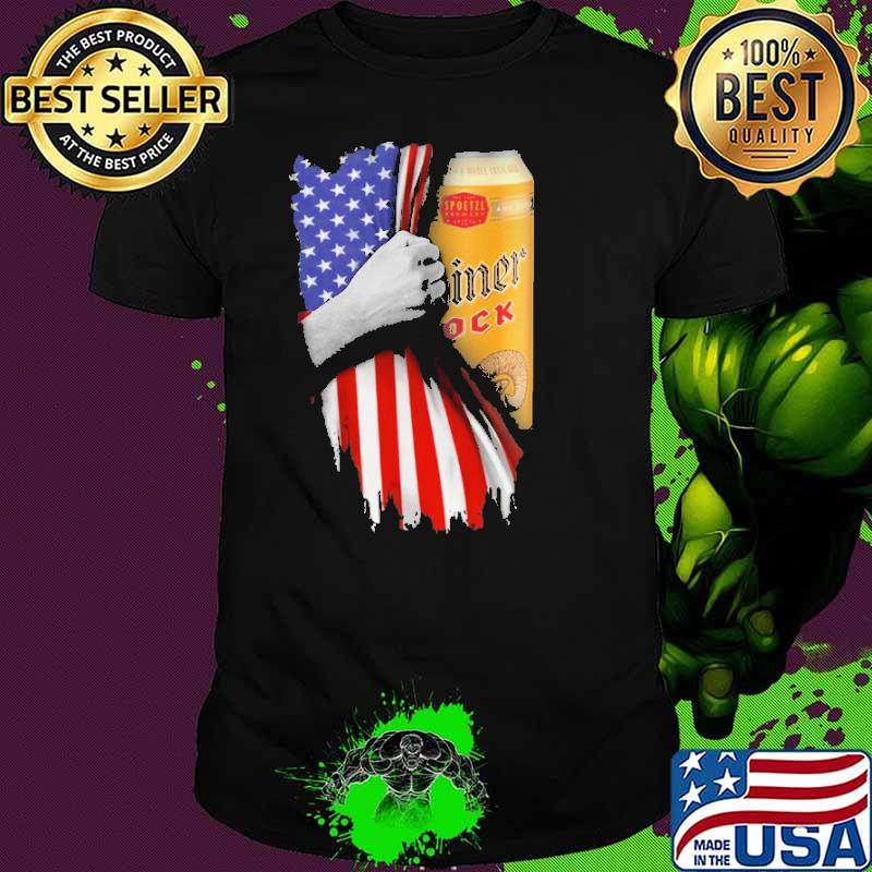 Drinking American Flag Shiner Bock Shirt