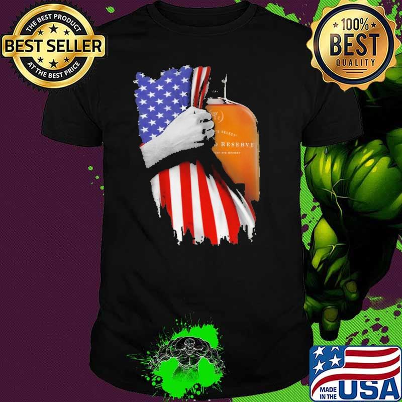 Drinking American Flag Woodford Reserve Kentucky Straight Bourbon Whiskey Shirt