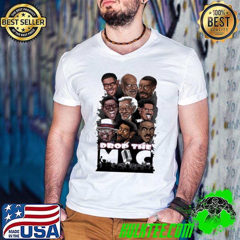 Drop The Mic Shirt Guys V Neck Drop The Mic Shirt Guys V Neck