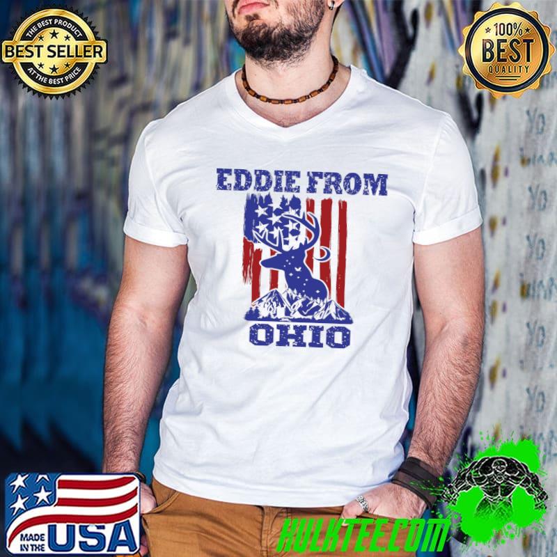 Eddie from ohio usa flag T-Shirt