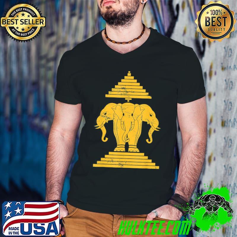 Erawan three headed elephant Kingdom of Laos shirt