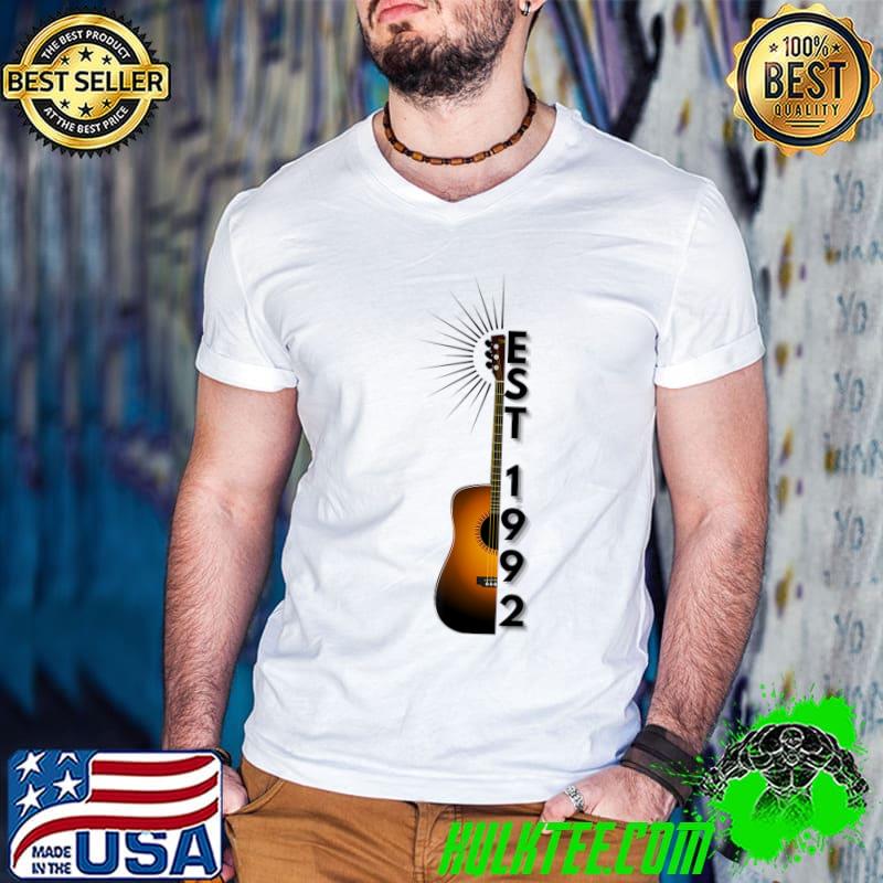 Established In 1992 Mom Guitar T-Shirt