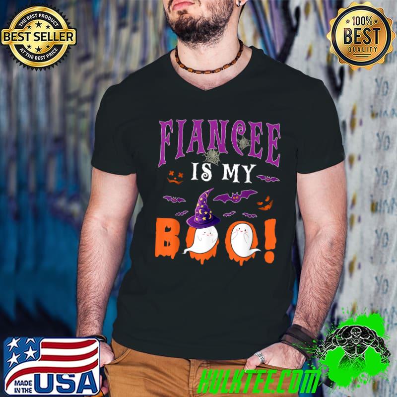 Fiancee Is My Boo Two Halloween Witch Boo Ghosts T-Shirt