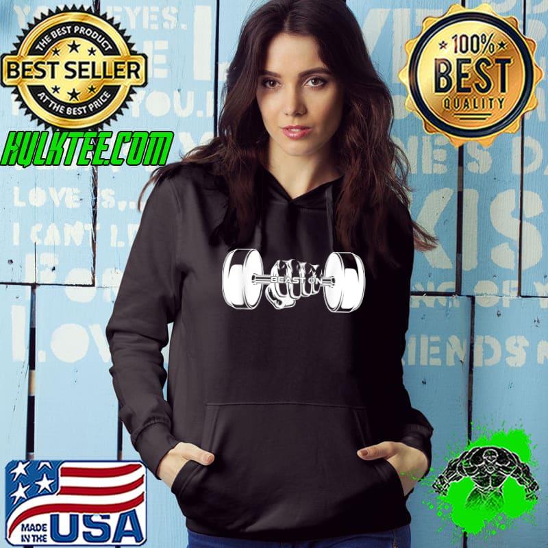 Fitness Dumbbell Beast On Gym Dumbbell T-Shirt Hoodie Fitness Dumbbell Beast On Gym Dumbbell T-Shirt Hoodie
