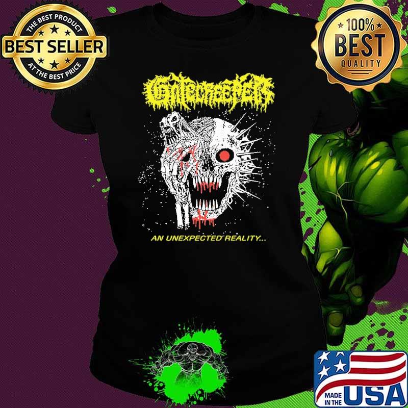 Gatecreeper Spiked Skull Shirt Ladies tee Gatecreeper Spiked Skull Shirt Ladies tee
