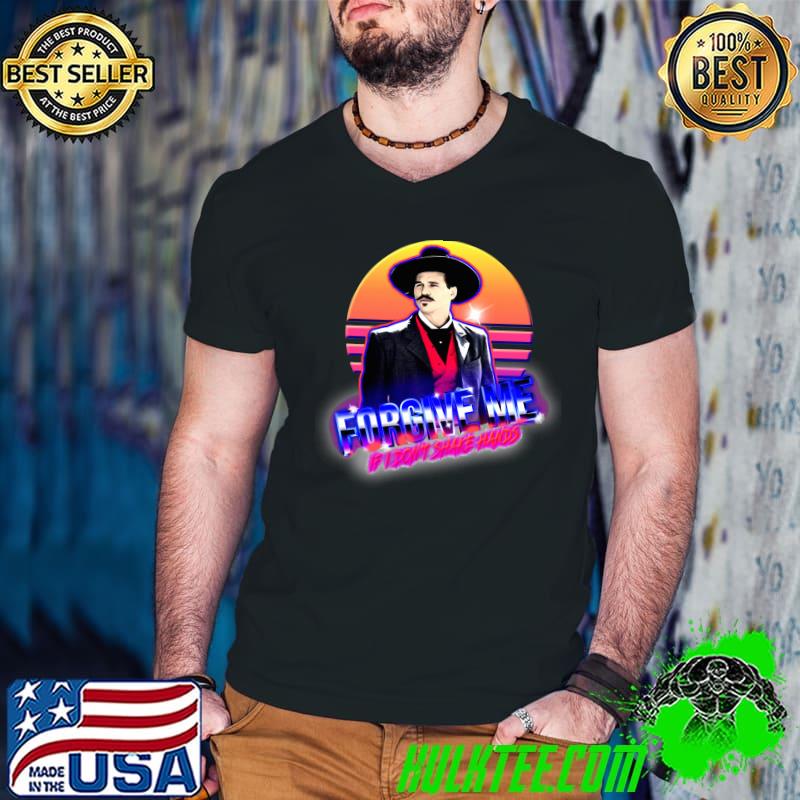 Gift For Men johnny cash cover Mens Womens Doc Holliday Forgive Classic T-Shirt