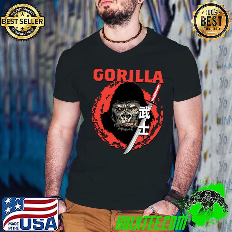 Gorilla Samurai Japanese T-Shirt