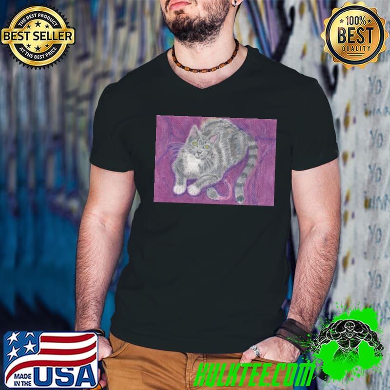Grey cat T-Shirt