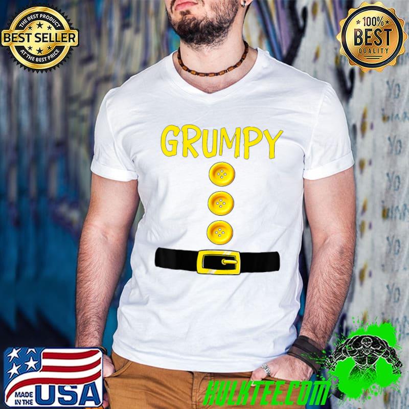 Grumpy Halloween Dwarf Color Matching Costume T-Shirt