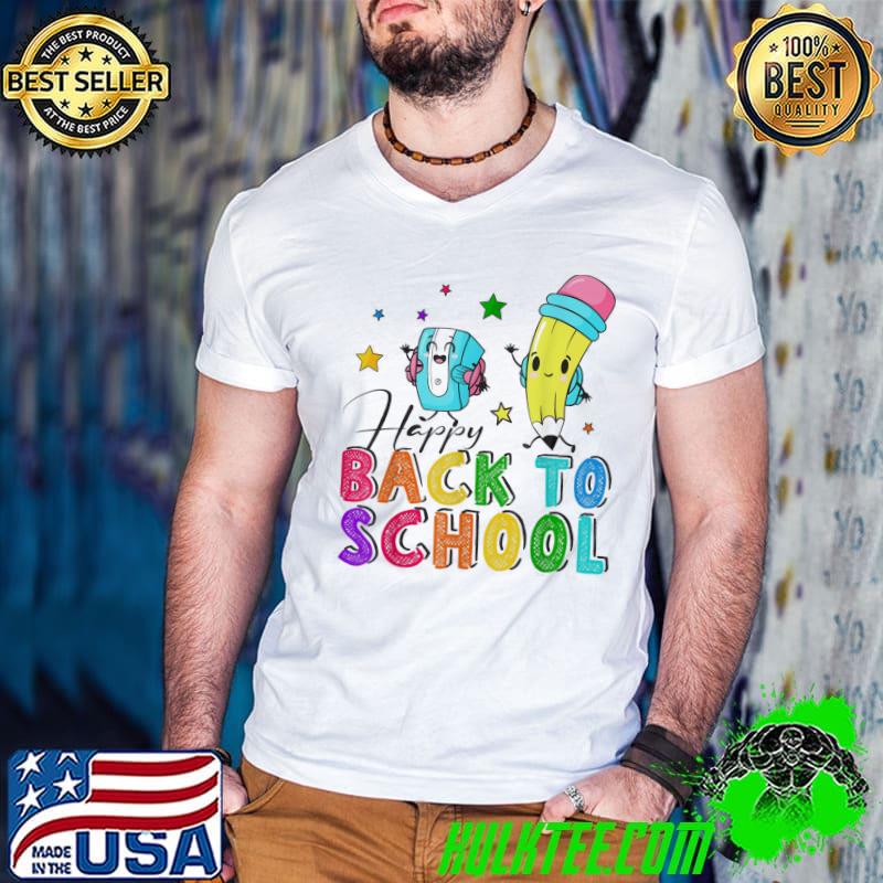 Happy first day of school welcome back to school teacher shirt