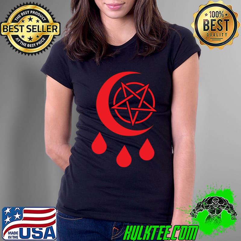 Hecate's Doorway Blood Moon T-Shirt Ladies Tee Hecate's Doorway Blood Moon T-Shirt Ladies Tee