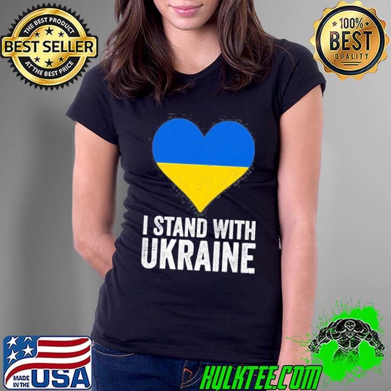 I stand with Ukraine stop putin stop war support Ukraine ver4 s Ladies Tee I stand with Ukraine stop putin stop war support Ukraine ver4 s Ladies Tee