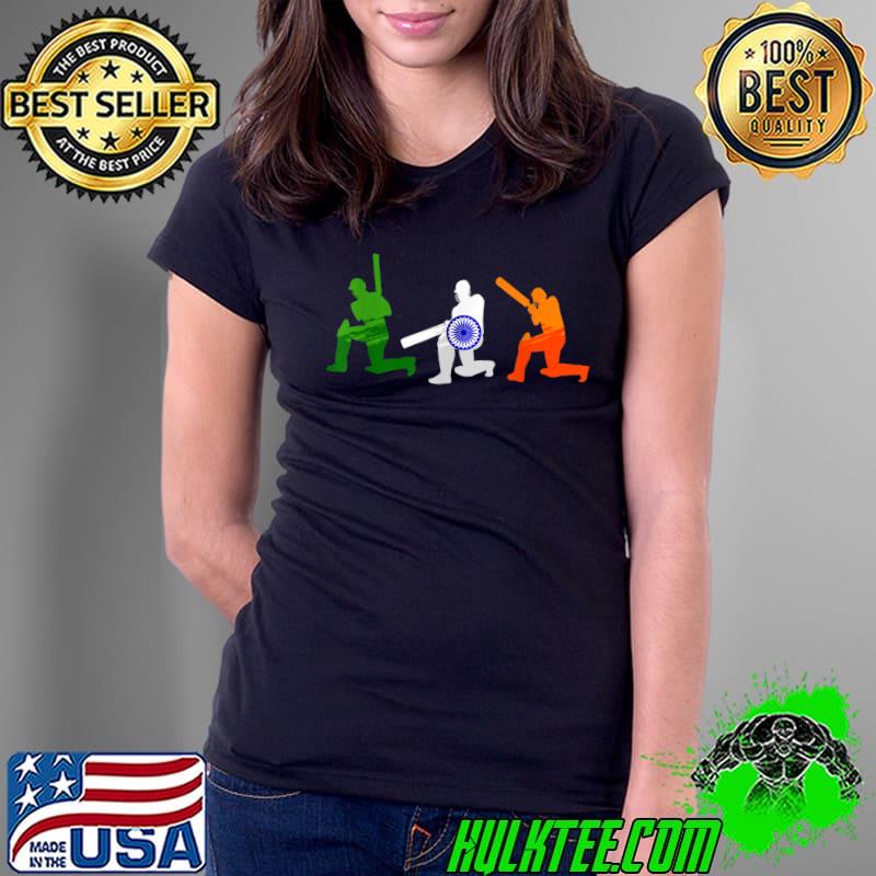 Indian Cricket Jersey India Cricket Team T-Shirt Ladies Tee Indian Cricket Jersey India Cricket Team T-Shirt Ladies Tee