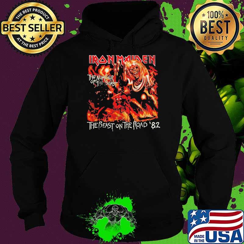 Iron Maiden Number Of The Beast The Beast On The Road Shirt Hoodie Iron Maiden Number Of The Beast The Beast On The Road Shirt Hoodie