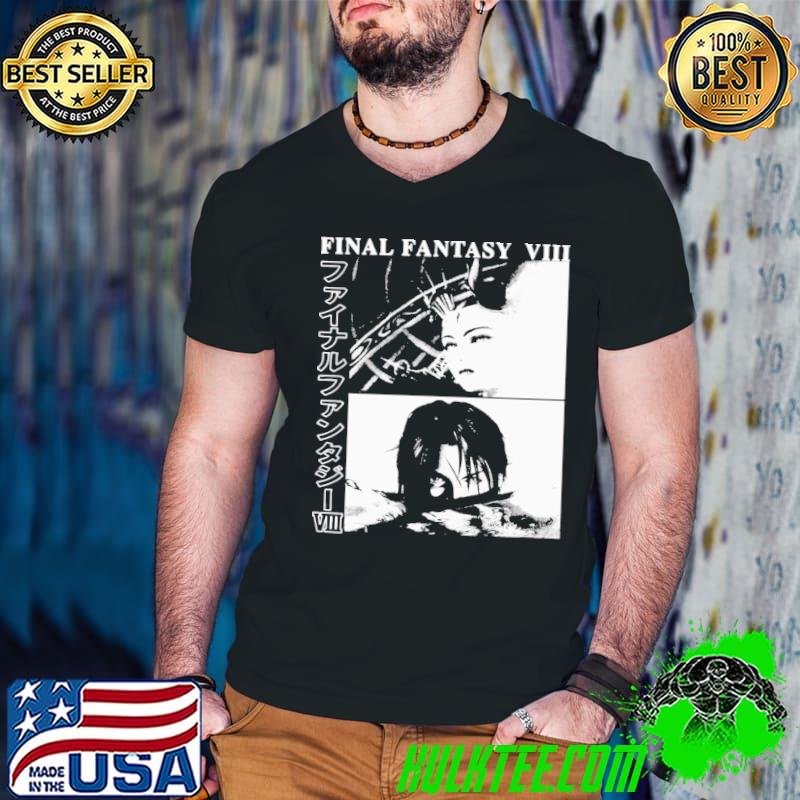 Japanese final fantasy viiI characters art shirt