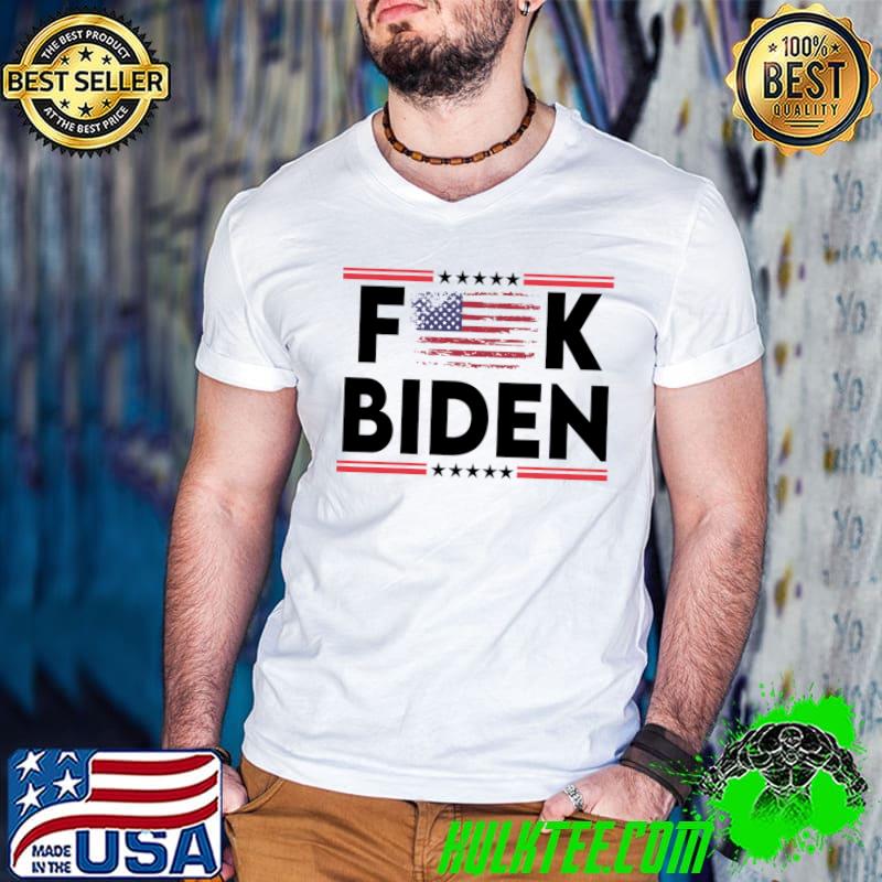 Joe Biden Sucks Sticker Usa Flag T-Shirt