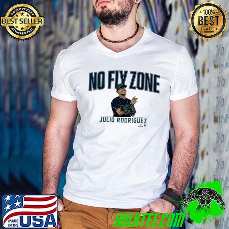 Julio rodriguez no fly zone grey shirt
