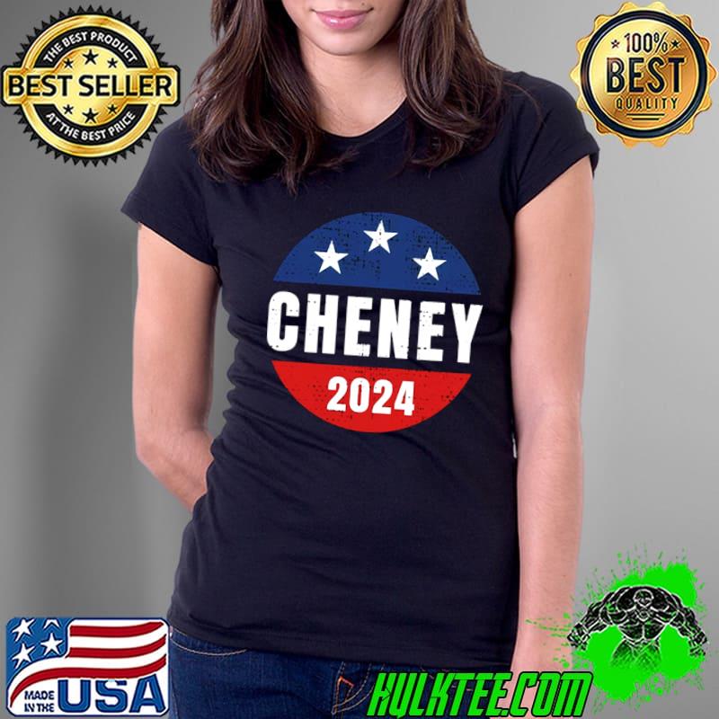 Liz Cheney For President 2024 America flag T-Shirt Ladies Tee Liz Cheney For President 2024 America flag T-Shirt Ladies Tee