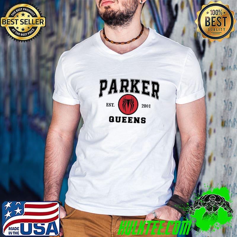 Marvel superhero parker queens est 2001 shirt