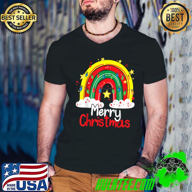 Merry Christmas Rainbow T-Shirt