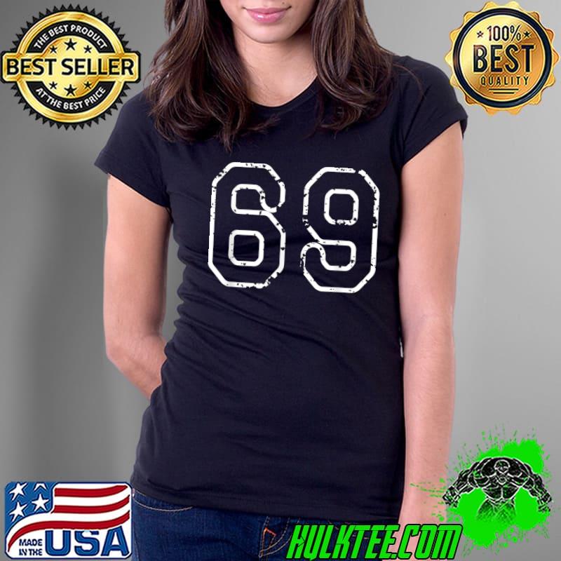 Number 69 Sports Jersey Birthday T-Shirt