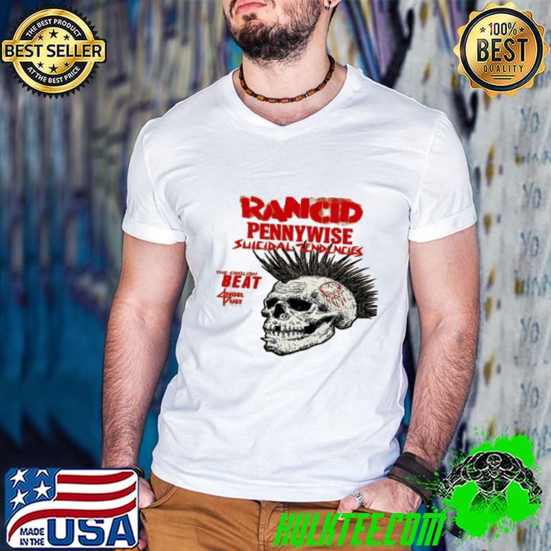 Pennywise suicidal tendencies and rancid band shirt