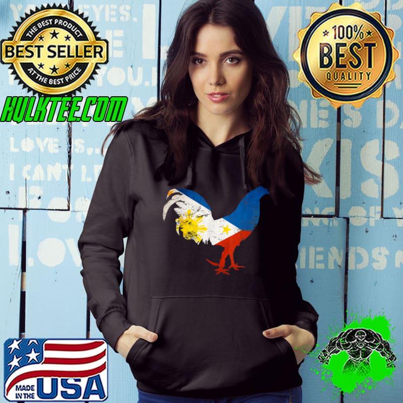 Philippines Gamefowl Filipino Flag Gallegos Rooster T-Shirt Hoodie Philippines Gamefowl Filipino Flag Gallegos Rooster T-Shirt Hoodie